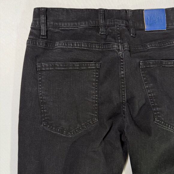 Mugsy Squid Ink Black Men's Jeans, Straight, Size 30x30, Soft and Stretchy 2/$50 - Picture 8 of 16